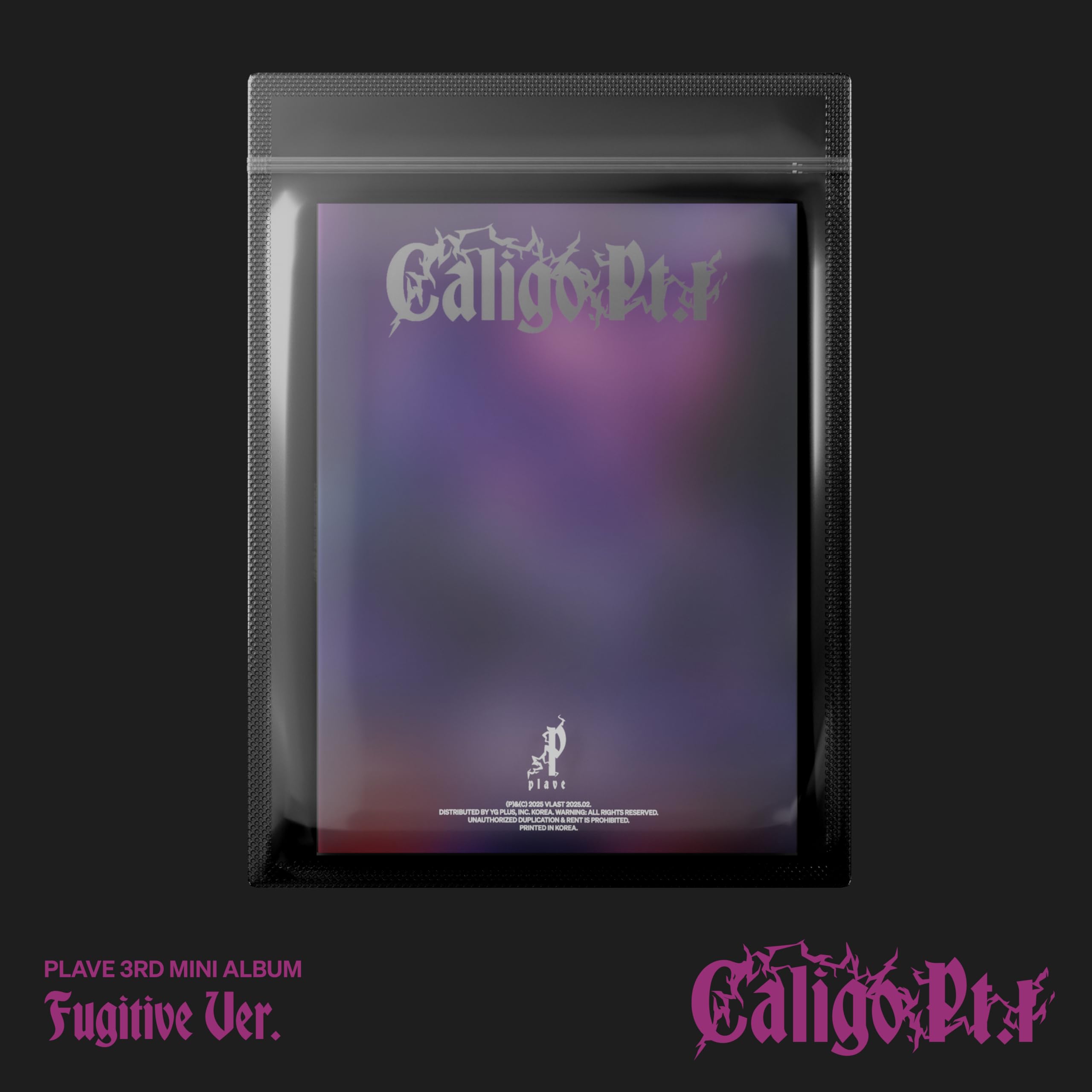 Caligo Pt.1 - Fugitive Version - incl. 64pg Photobook, Photocard Pack Lenticular Photocard, Starshad Photocard + Logo Stickers