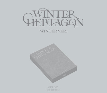 Winter Heptagon - incl. 56pg Photobook, 2 Photocards, Photo Print, Folded Poster, Sticker + Accordion Message Card