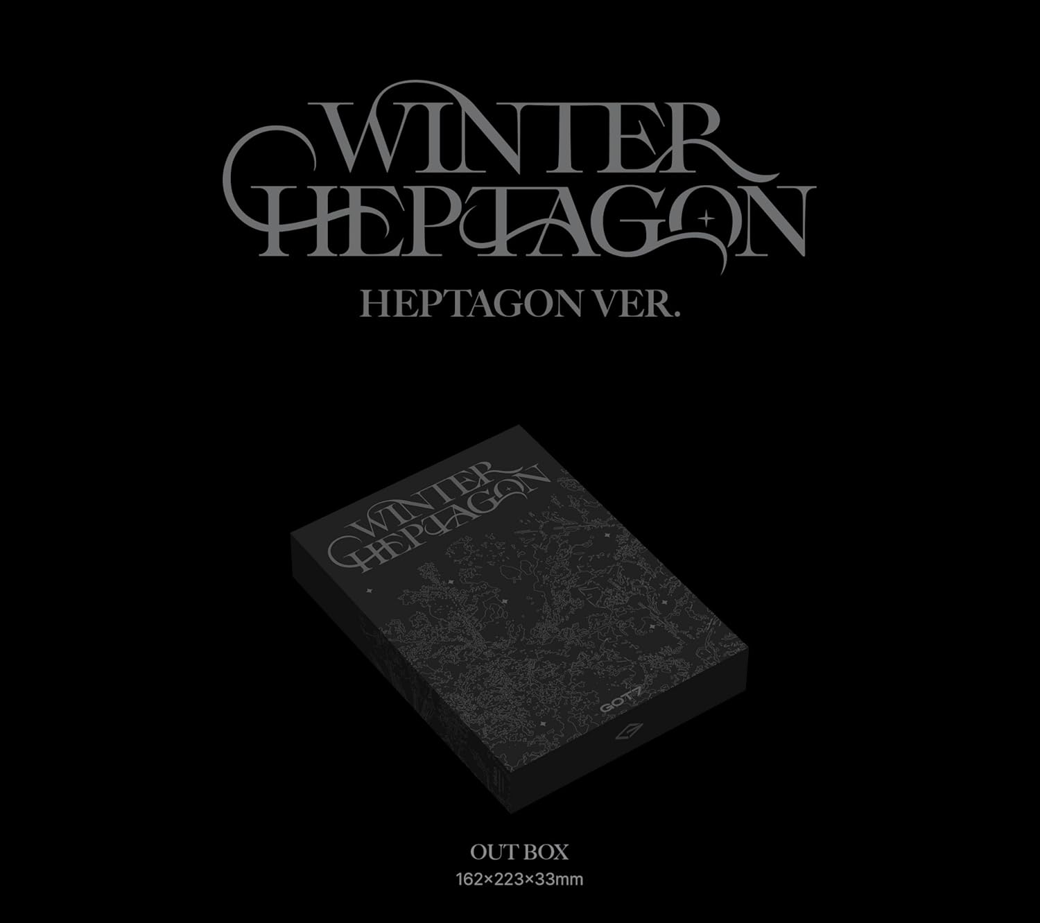 Winter Heptagon - incl. 56pg Photobook, 2 Photocards, Photo Print, Folded Poster, Sticker + Accordion Message Card