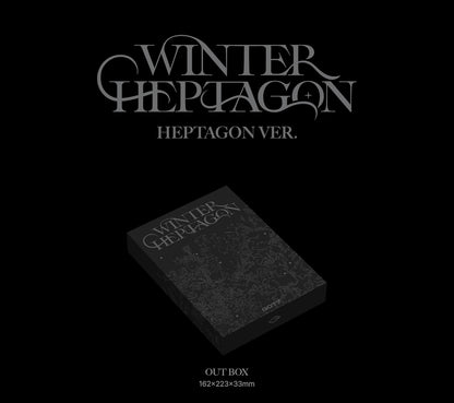 Winter Heptagon - incl. 56pg Photobook, 2 Photocards, Photo Print, Folded Poster, Sticker + Accordion Message Card
