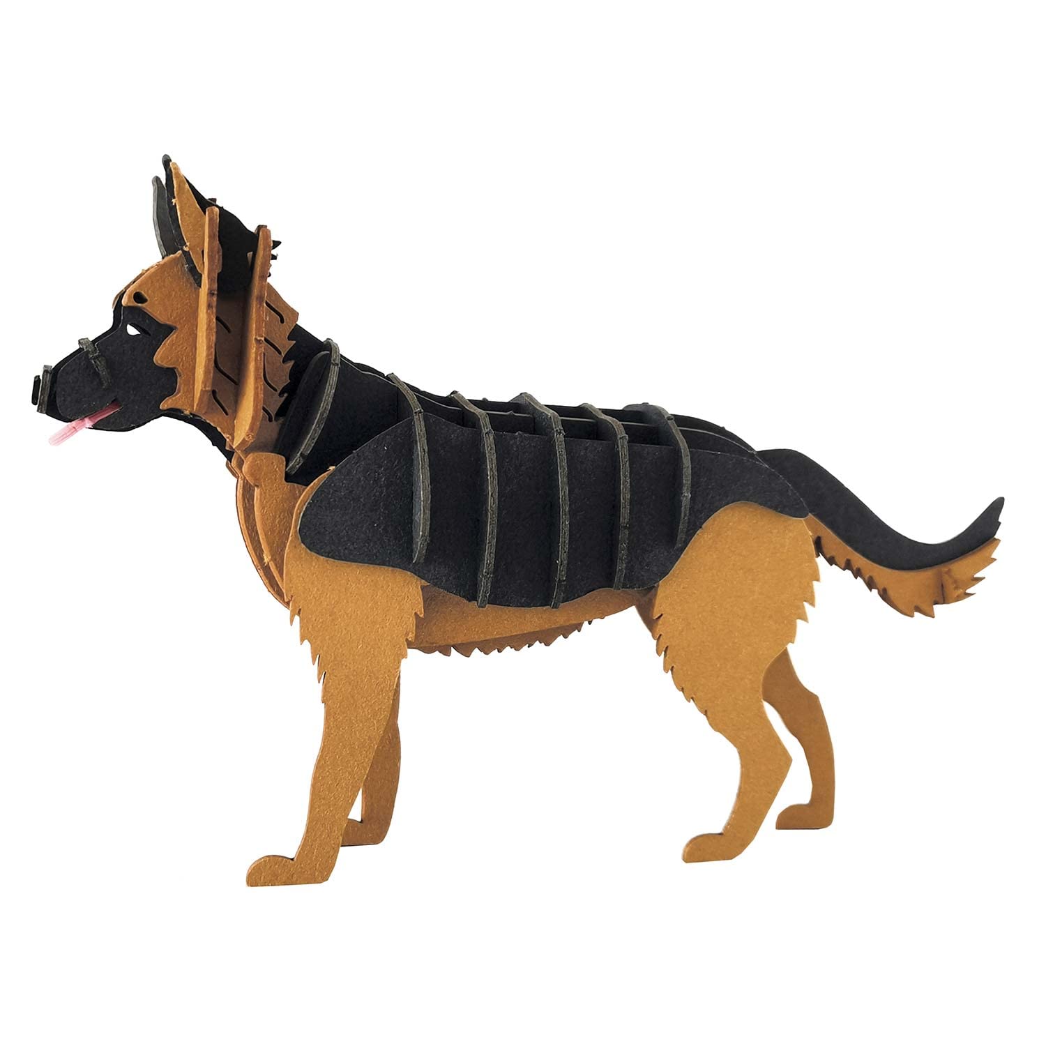 3D Paper Model German Shepherd