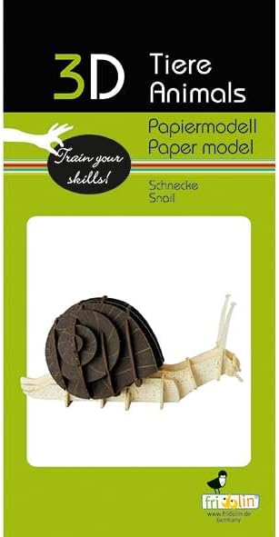 FRIDOLIN 3D Paper Model - Slak