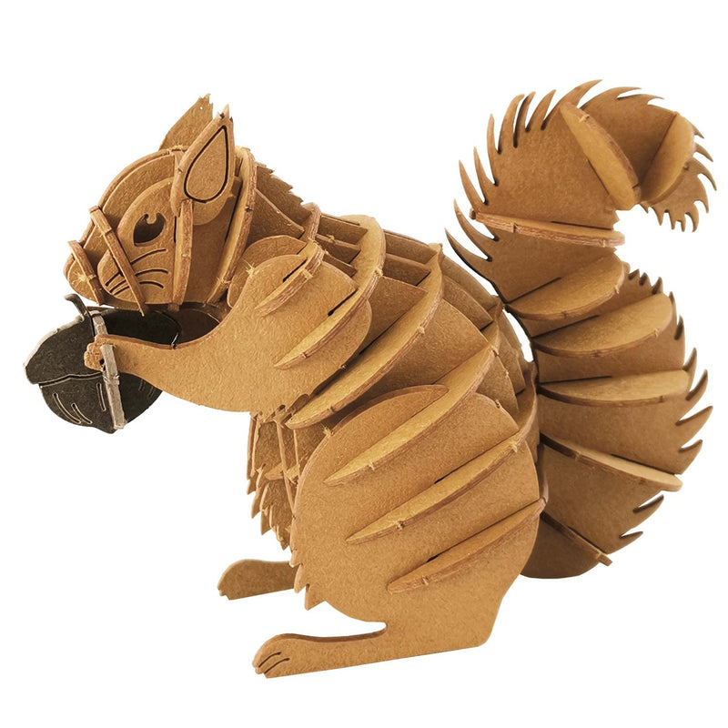 Fridolin 3D Papiermodell Eichhörnchen