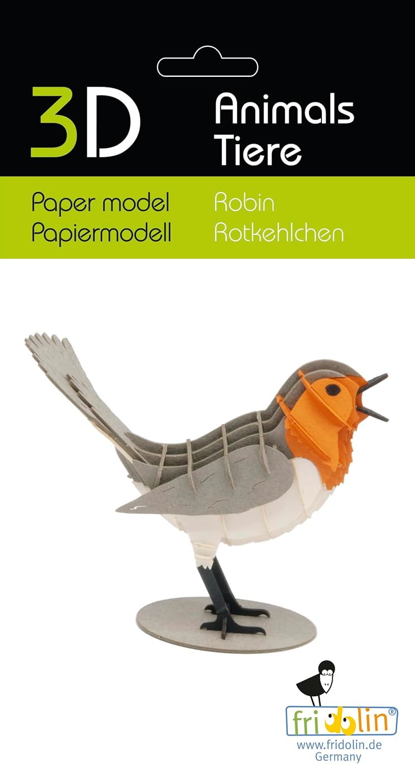 Fridolin Modello di carta 3D – Calice rosso