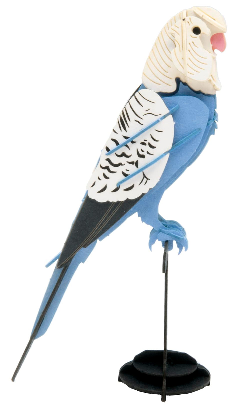 Fridolin 3D-papiermodel - parkieten