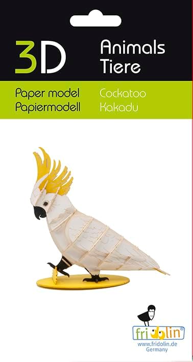 Fridolin Modello di carta 3D – Cacatua