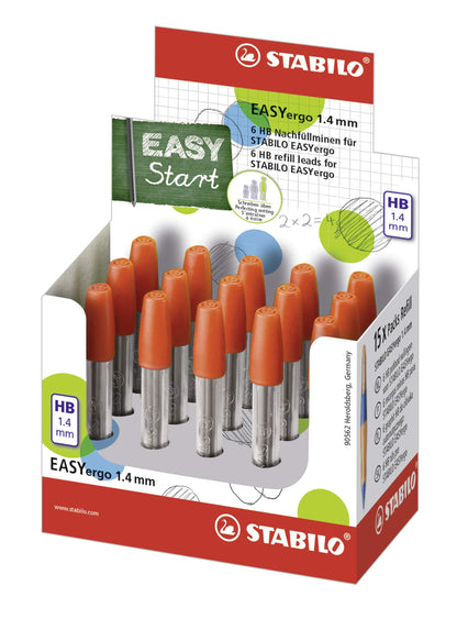 Stabilo - STABILO EASYergo 1.4 - Potloodvulling - Navullingen - 6 Stuks