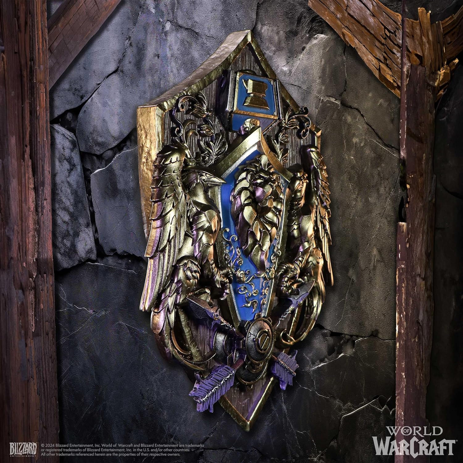 World Of Warcraft Alliance Wall Plaque Height 30Cm