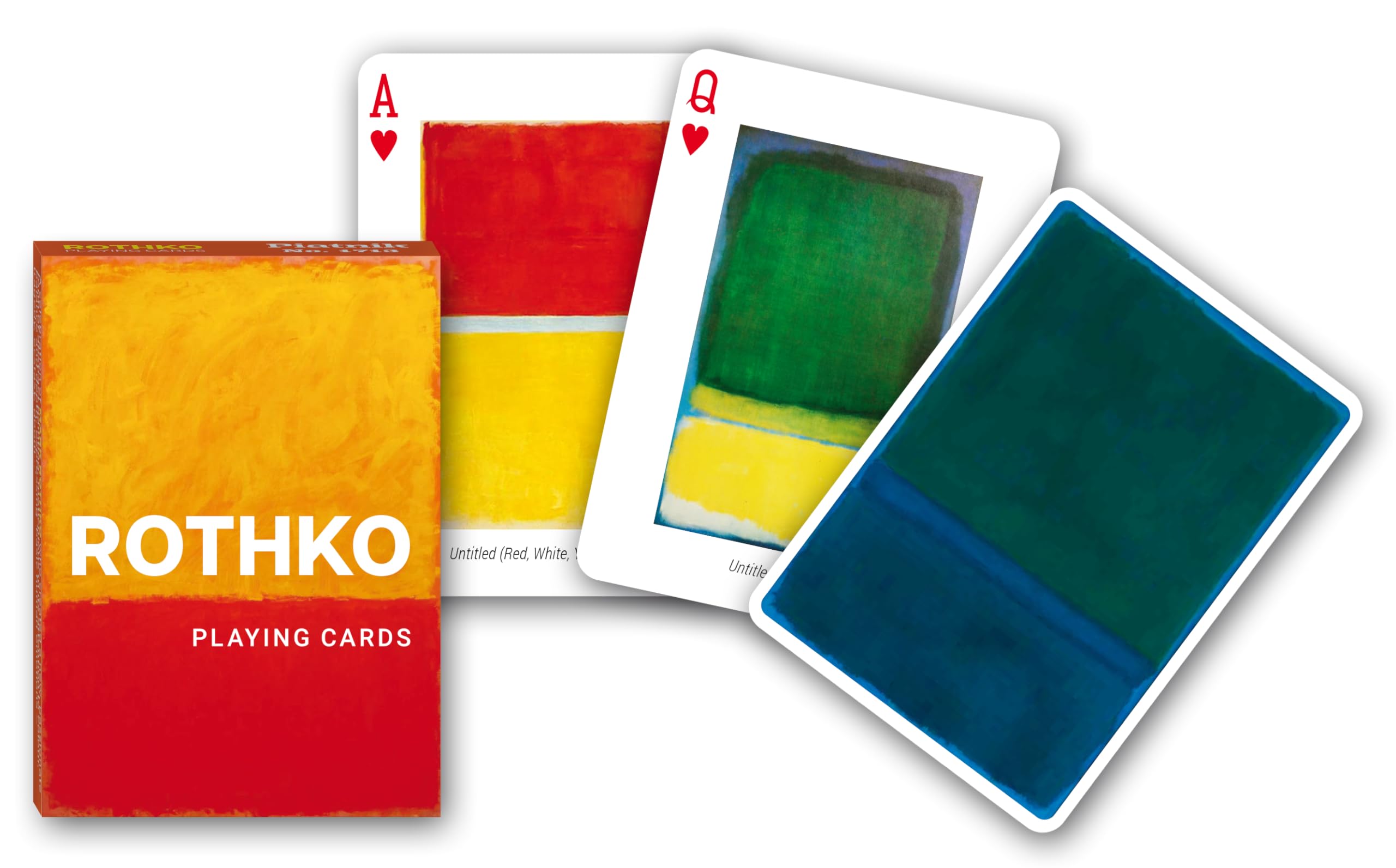 Piatnik Rothko Playing Cards | Gibsons Games | Card Game | Pack of Cards | Single Deck of Cards