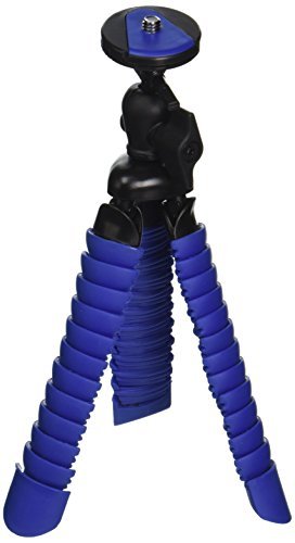 Vivitar 7Inch Rubberized Spider Tripod Blue Viv-Sp-7-Blu