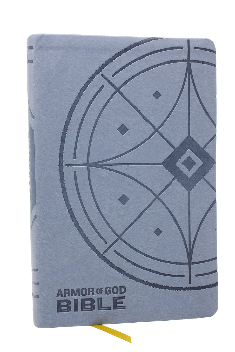 KJV Armor of God Bible, Blue/Gray Leathersoft (Children’s Bible, Red Letter, Comfort Print, Holy Bible): King James Version