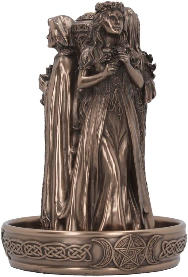Triple Goddess Backflow Incense Burner 18Cm