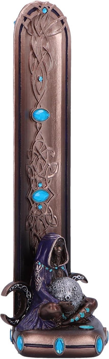 Triple Moon Goddess Bronze Incense Burner