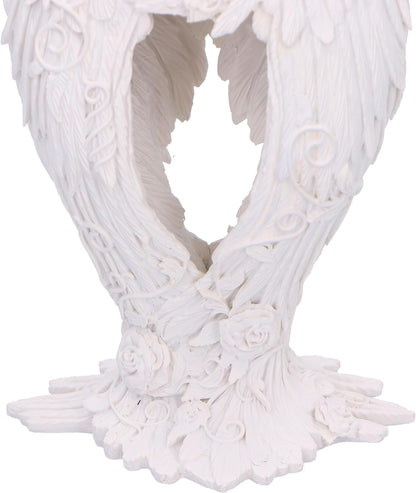 Floral Angel Wings Tea Light Candle Holder