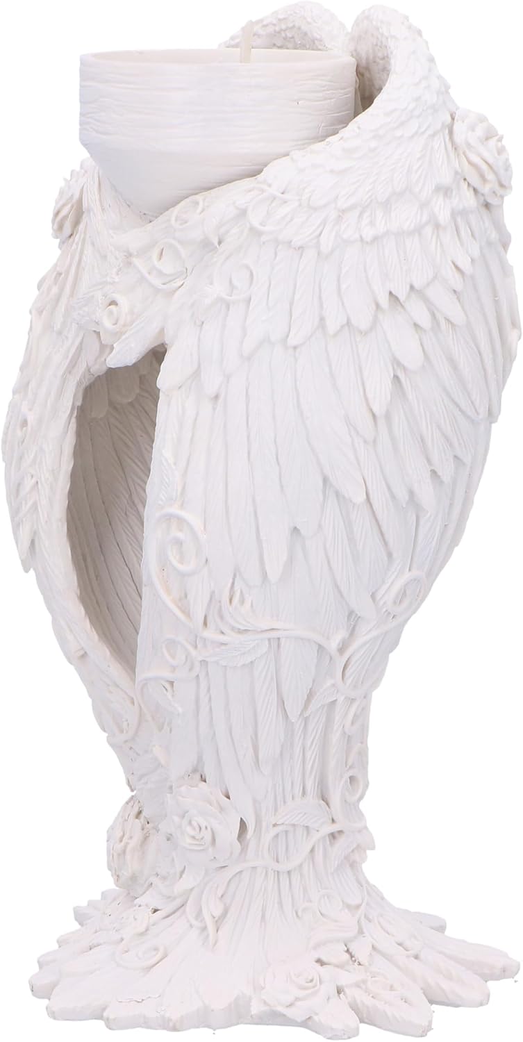 Floral Angel Wings Tea Light Candle Holder