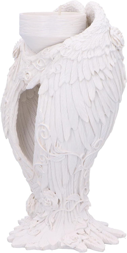 Floral Angel Wings Tea Light Candle Holder