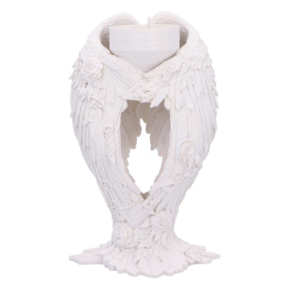 Floral Angel Wings Tea Light Candle Holder