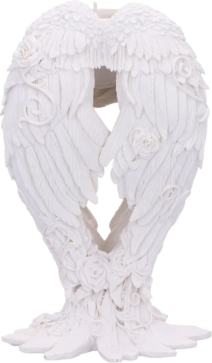 Floral Angel Wings Tea Light Candle Holder