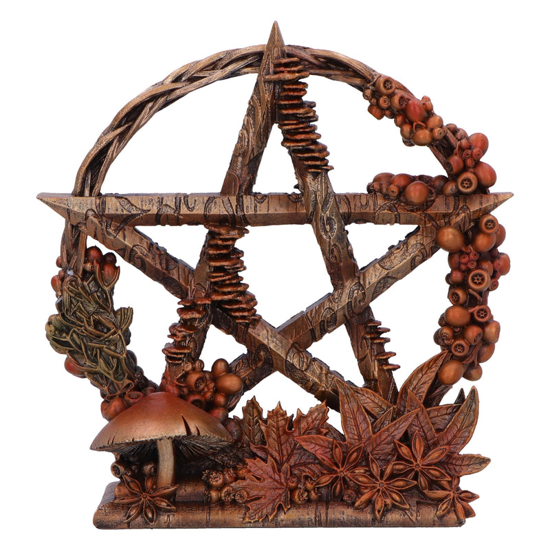 Nemesis Now Season of The Pentagram Figurine, Resin, Gold/Brown (Autumn), 16.5cm