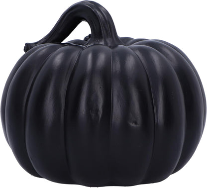 Nemesis Now Baroque Harvest Pumpkin Skull 16.7cm, Resin, Black Pumpkin and Gold Skull Ornament, Halloween Décor, Baroque Design, Reusable Pumpkin, Cast in the Finest Resin, Expertly Hand-Painted