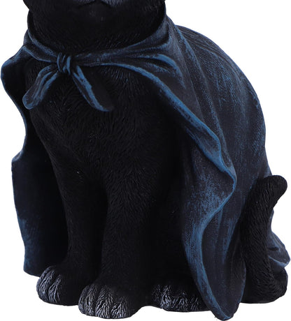 Nemesis Now Bewitching Figurine 18.5cm, Resin, Black, Witch Cat Figure, Black Cat in Witch Hat Ornament, Collectable Cat Giftware, Cast in the Finest Resin, Expertly Hand-Painted