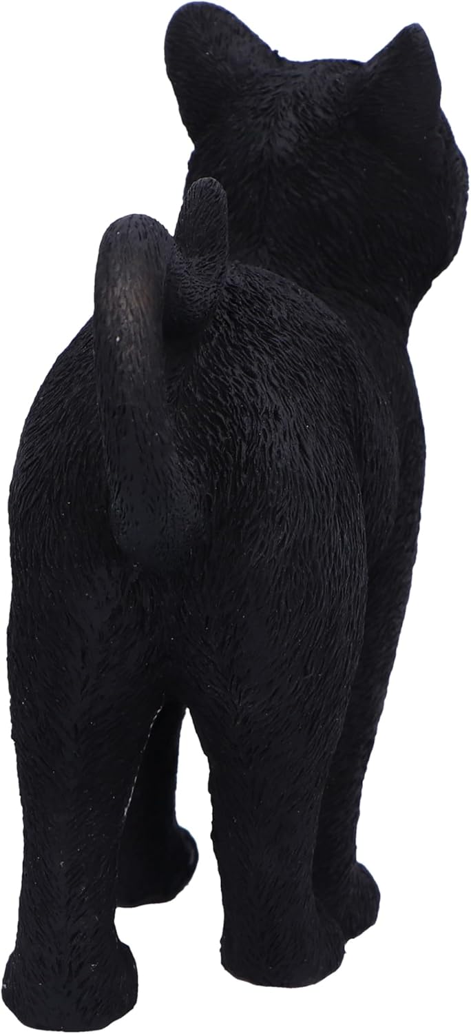 Nemesis Now Moonlight Watcher 15cm, Resin, Black, Cat Figure, Black Cat Ornament, Collectable Cat Giftware, Cast in the Finest Resin, Expertly Hand-Painted
