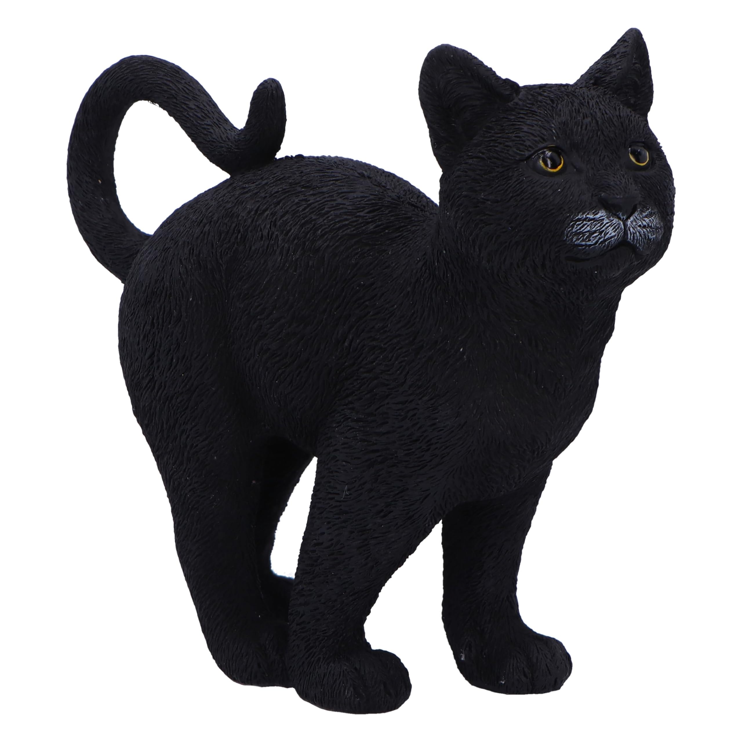 Nemesis Now Moonlight Watcher 15cm, Resin, Black, Cat Figure, Black Cat Ornament, Collectable Cat Giftware, Cast in the Finest Resin, Expertly Hand-Painted