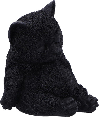 Nemesis Now Daydream 13cm, Resin, Black, Cat Figure, Black Cat Ornament, Collectable Cat Giftware, Cast in the Finest Resin, Expertly Hand-Painted