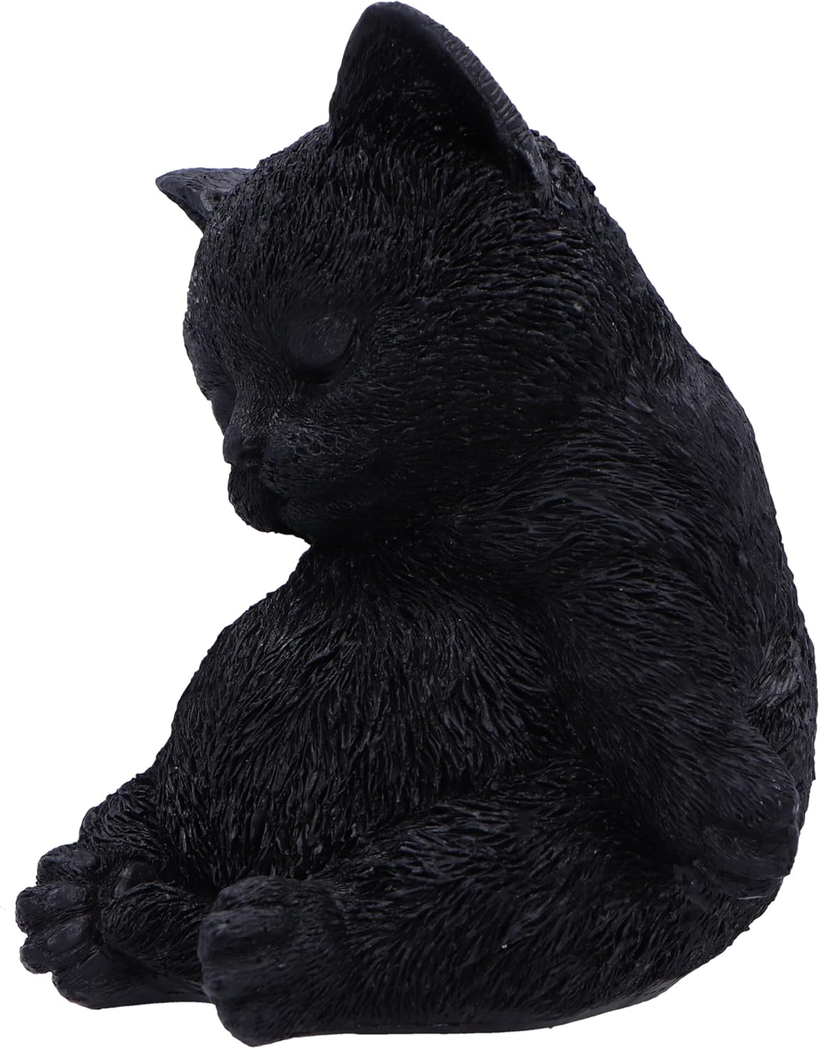 Nemesis Now Daydream 13cm, Resin, Black, Cat Figure, Black Cat Ornament, Collectable Cat Giftware, Cast in the Finest Resin, Expertly Hand-Painted