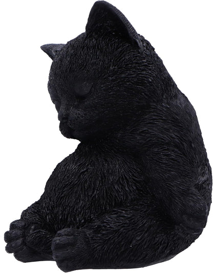 Nemesis Now Daydream 13cm, Resin, Black, Cat Figure, Black Cat Ornament, Collectable Cat Giftware, Cast in the Finest Resin, Expertly Hand-Painted