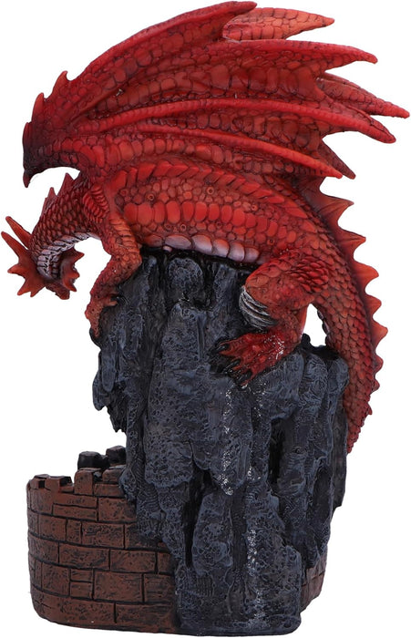 Crimson Keep Red Dragon Backflow Incense Burner 22Cm