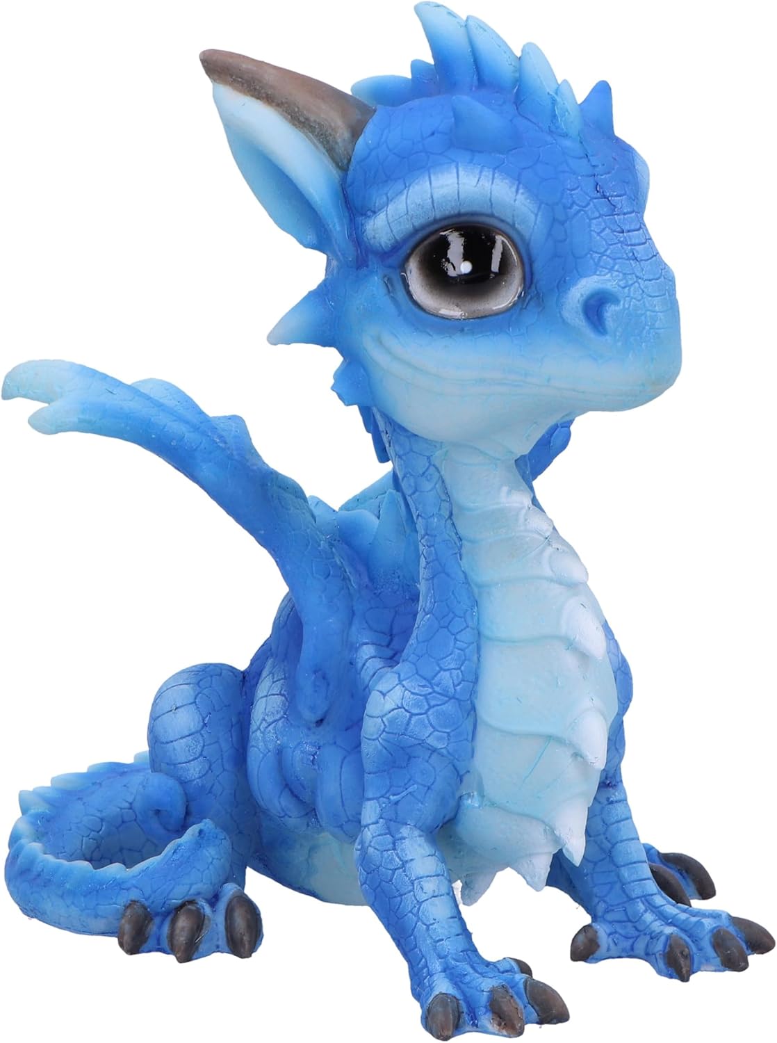 Nemesis Now Ice Dragonling Figurine 12.3cm, Resin, Blue, Baby Dragon Figure, Blue Dragonling Figurine, Collectable Dragon Giftware, Cast in the Finest Resin, Expertly Hand-Painted