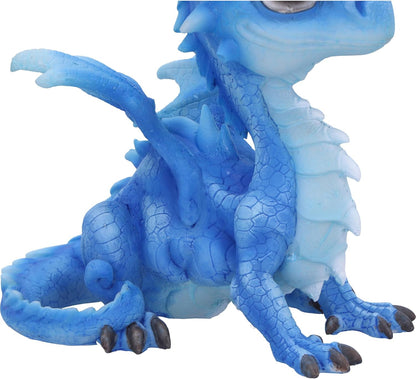 Nemesis Now Ice Dragonling Figurine 12.3cm, Resin, Blue, Baby Dragon Figure, Blue Dragonling Figurine, Collectable Dragon Giftware, Cast in the Finest Resin, Expertly Hand-Painted