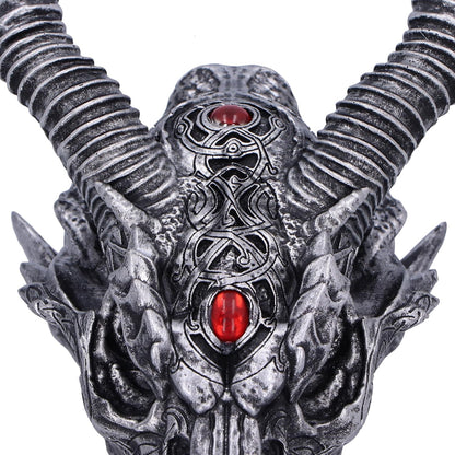 Nemesis Now Tribal Flame 21.5cm, Resin, Silver, Dragon Figure, Silver Dragon Ornament, Collectable Dragon Giftware, Cast in the Finest Resin, Expertly Hand-Painted