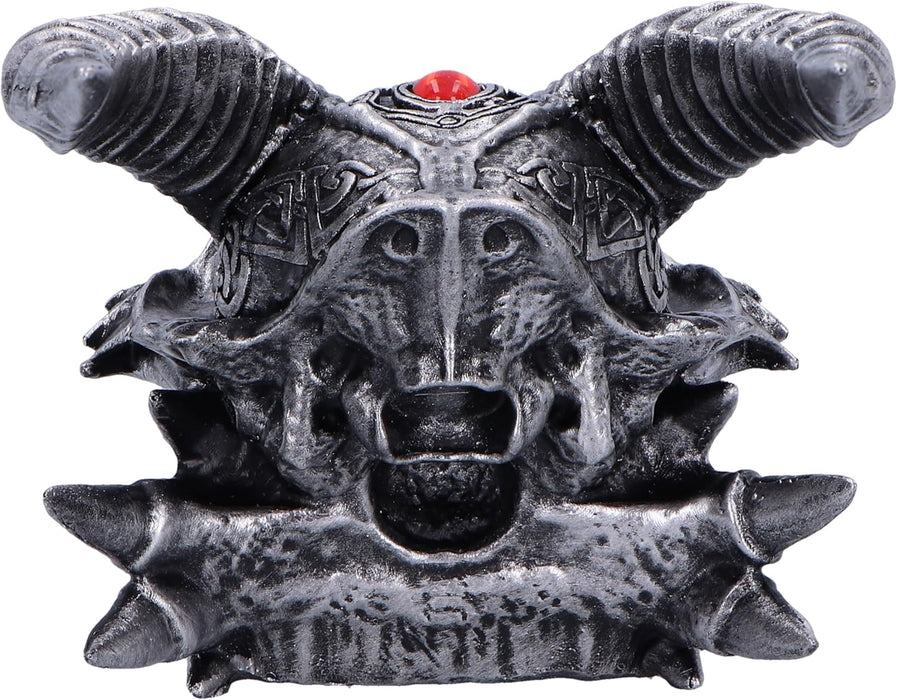 Nemesis Now Tribal Flame 21.5cm, Resin, Silver, Dragon Figure, Silver Dragon Ornament, Collectable Dragon Giftware, Cast in the Finest Resin, Expertly Hand-Painted