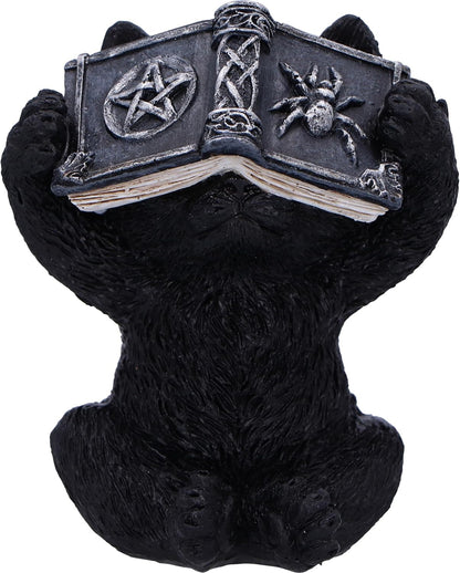 Nemesis Now Three Wise Spell Cats 8.5cm, Resin, Black, Three Wise Kitten Figurines, Occult Kittens Figurine Trio Set, Cat Merchandise, Cast in the Finest Resin, Expertly Hand-Painted
