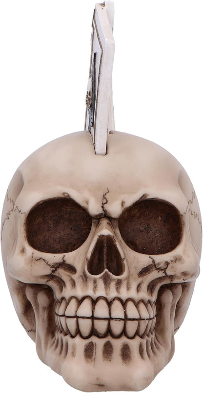 Nemesis Now Four of a Kind Skull Ornament, Resin, Off White, 19cm