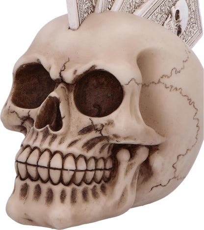 Nemesis Now Four of a Kind Skull Ornament, Resin, Off White, 19cm
