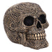 Nemesis Now Paisley Skull 11.5cm, Resin, Black and Gold, Paisley Pattern Skull Ornament, Macabre Home Décor, Cast in the Finest Resin, Expertly Hand-Painted
