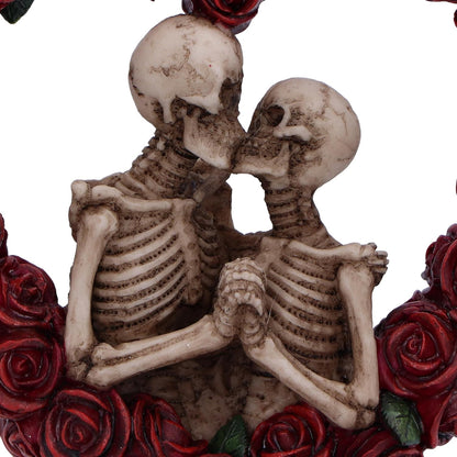 Nemesis Now To Have and To Hold 13cm, Resin, Red, Skeletons Figure, Red Skeletons Ornament, Collectable Skeletons Giftware, Cast in the Finest Resin, Expertly Hand-Painted