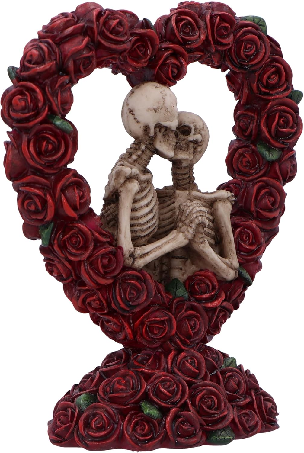 Nemesis Now To Have and To Hold 13cm, Resin, Red, Skeletons Figure, Red Skeletons Ornament, Collectable Skeletons Giftware, Cast in the Finest Resin, Expertly Hand-Painted