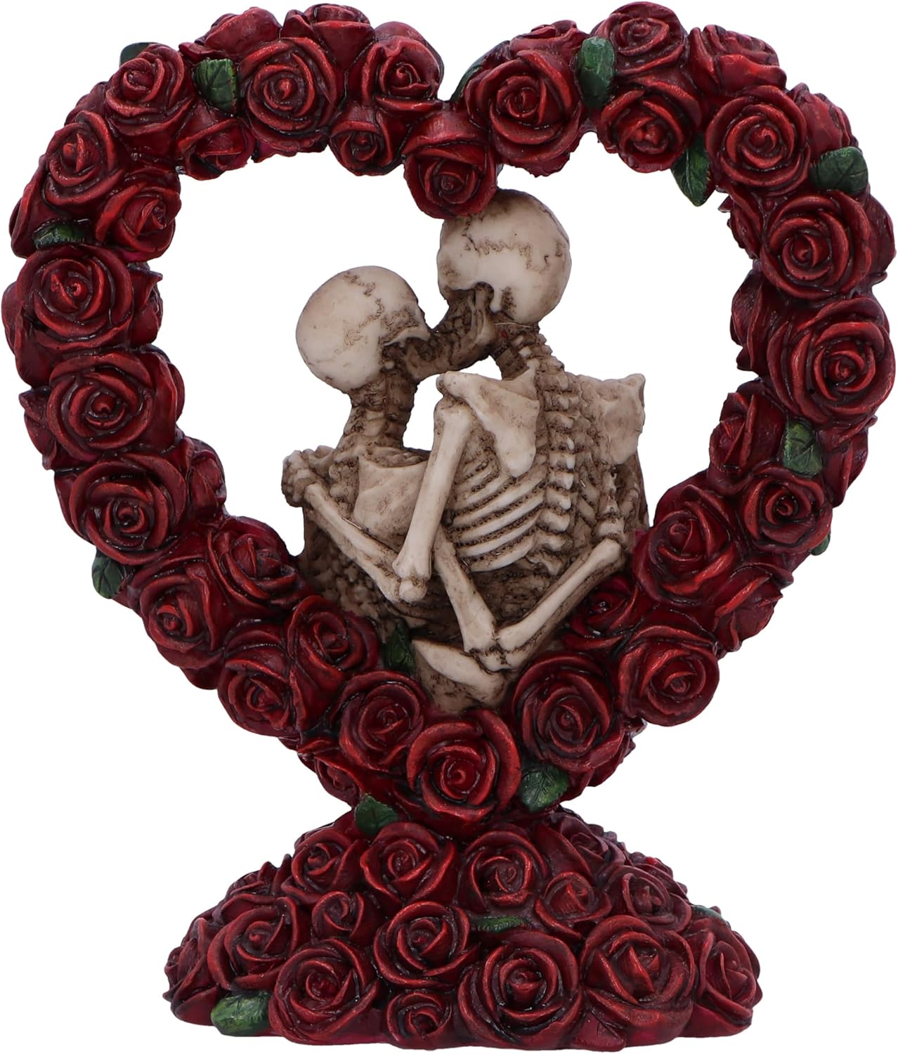 Nemesis Now To Have and To Hold 13cm, Resin, Red, Skeletons Figure, Red Skeletons Ornament, Collectable Skeletons Giftware, Cast in the Finest Resin, Expertly Hand-Painted