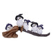 Nemesis Now Feathered Broomstick 26cm, Resin, White, Owl Figure, White Owl Ornament, Collectable Owl Giftware, Cast in the Finest Resin, Expertly Hand-Painted