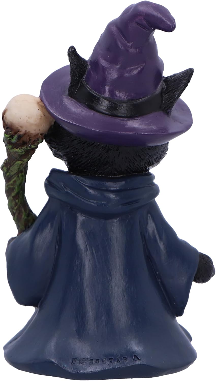 Nemesis Now Whiskered Wizard 14cm, Resin, Black, Cat Figure, Black Cat Ornament, Collectable Cat Giftware, Cast in the Finest Resin, Expertly Hand-Painted