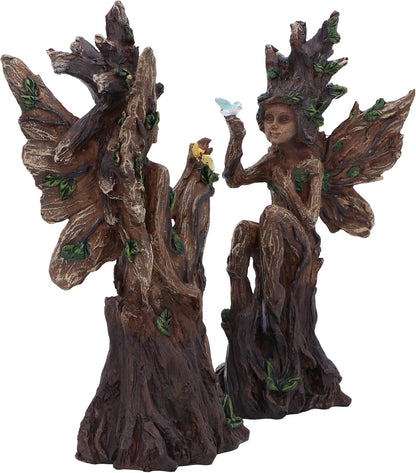 Nemesis Now Woodland Beauty (set of 2) Figurines 15.5cm, Resin, Brown, Two Tree Fairies Figures, Two Fairies Ornaments, Collectable Fairies Giftware, Cast in the Finest Resin, Expertly Hand-Painted