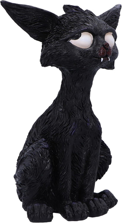 Nemesis Now Kat Figurine 20cm, Resin, Black, Whimsical Cat Figure, Silly Black Cat Ornament, Collectable Cat Giftware, Cast in the Finest Resin, Expertly Hand-Painted