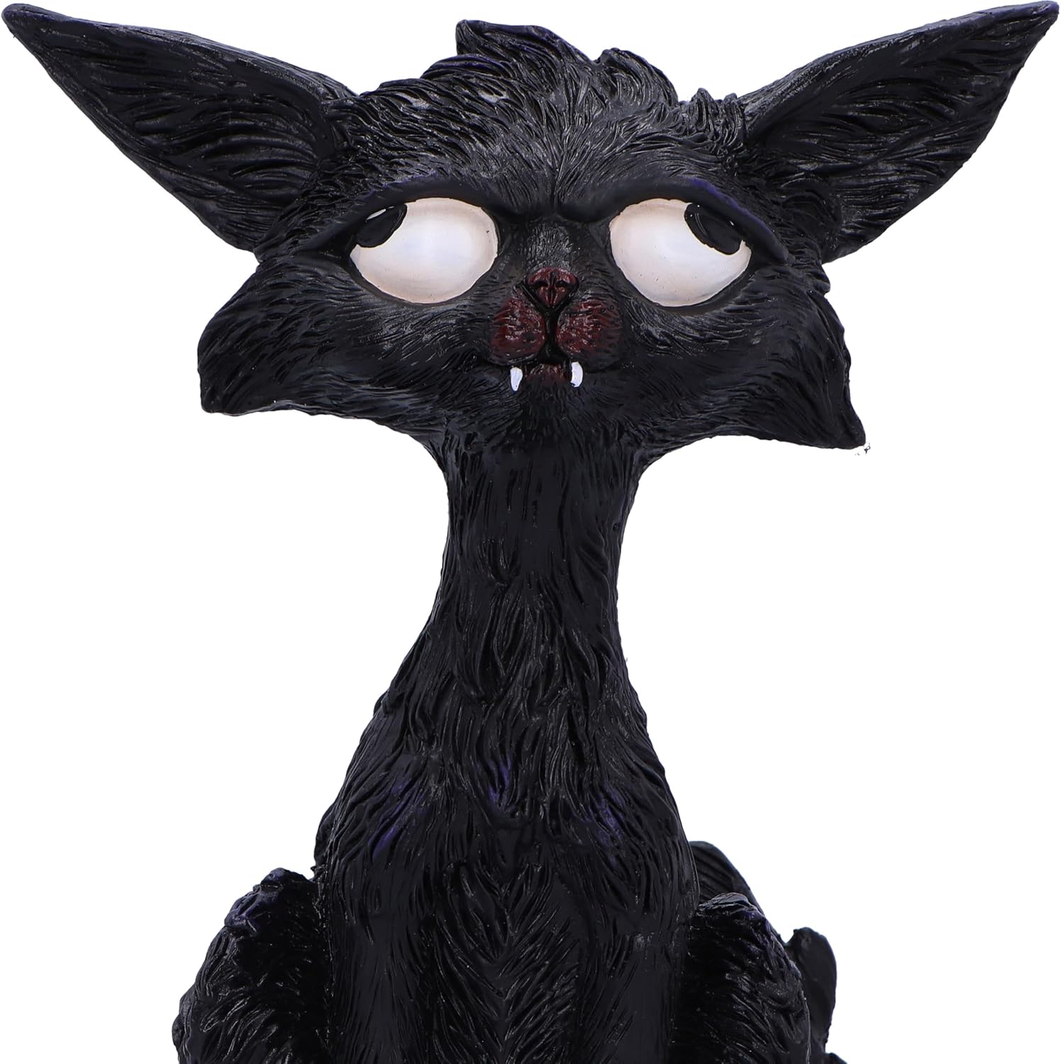 Nemesis Now Kat Figurine 20cm, Resin, Black, Whimsical Cat Figure, Silly Black Cat Ornament, Collectable Cat Giftware, Cast in the Finest Resin, Expertly Hand-Painted