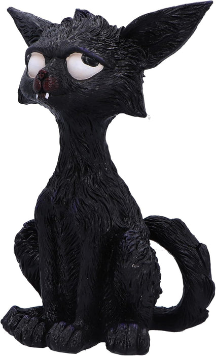 Nemesis Now Kat Figurine 20cm, Resin, Black, Whimsical Cat Figure, Silly Black Cat Ornament, Collectable Cat Giftware, Cast in the Finest Resin, Expertly Hand-Painted