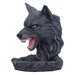 Dark Wolf Head Backflow Incense Burner 11.5Cm