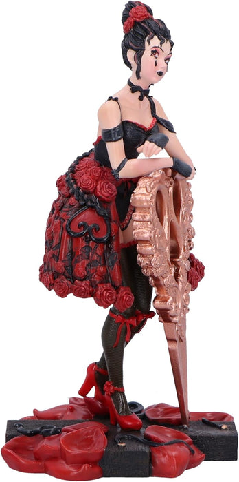 Nemesis Now Marionette Figurine 18.5cm, Resin, Marionette Scissors Burlesque Doll Figurine, Classy Gothic Doll Ornament, Exclusive Original Design, Cast in the Finest Resin, Expertly Hand-Painted
